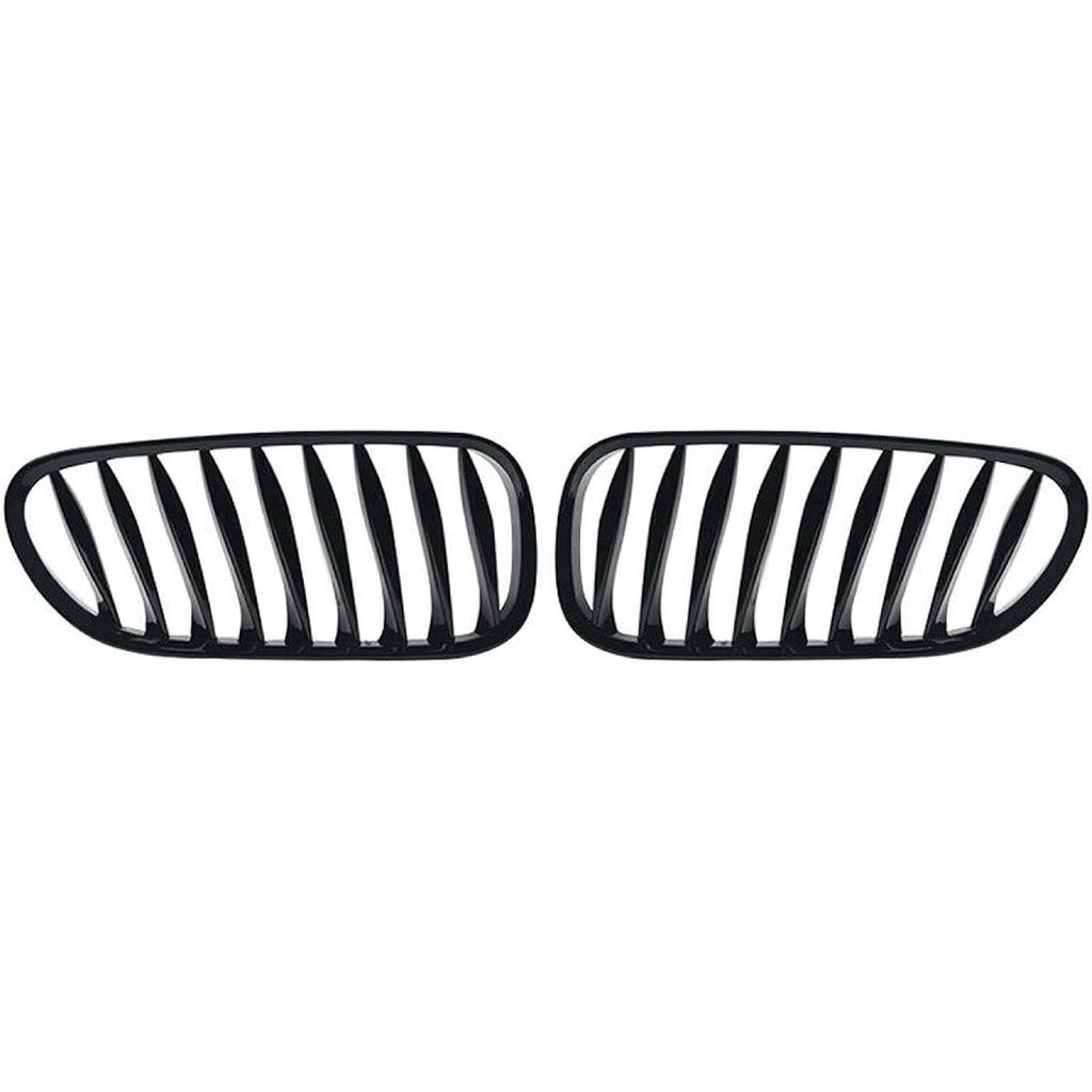 Front Bumper Kidney Grille Grill For BMW Z4 E85 E86 2003 2004 2005 2006 2007 2008 Convertible Coupe Roadster Replacement for 51117117757,51117117758