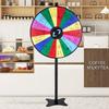36 inch Spinning Prize Wheel, 18 Slots Spinning Wheel, Roulette Wheel with a Dry Erase and 2 Markers, Tabletop or Floor Standing Win Fortune Spin