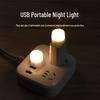 Super Bright USB Night Light: Eye Protection Bedside Lamp with Power Bank for Bedroom, Dormitory, or Emergency Use