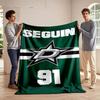 Dallas Stars Inspired Blanket Design print blanket soft and cozy perfect for the living room bed sofa or a nap,gift