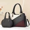 Новая сумка в стиле пэчворк, контрастная по цвету модная трендовая сумка, многослойная, большая вместимость, сумка через плечо, женская