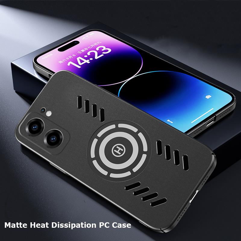Для vivo iQOO Neo 9 9s 8 7 6 5 SE S Pro Racing Rock Sand Ice Магнитное рассеивание тепла Матовый чехол для ПК с защитой от отпечатков пальцев Дышащий охлаждающий чехол