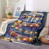 Christmas Tardis Flannel Blanket Throw Blanket Soft Warm Sofa Bed Camping Car home Decor Unique Christmas Gift C930288