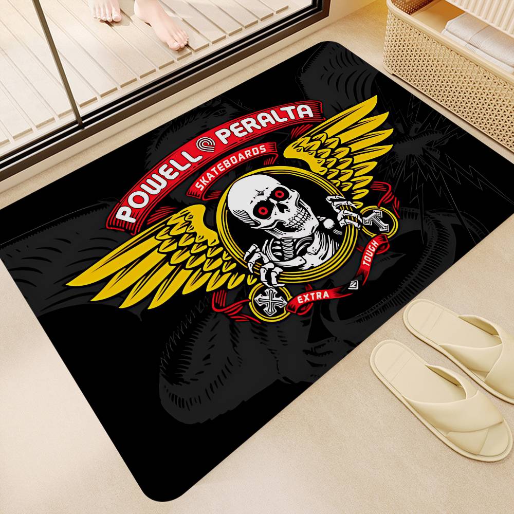Напольный коврик P-Powell P-Peralta, недорогой, противоскользящий, современный, для гостиной, балкона, прикроватный коврик с принтом.