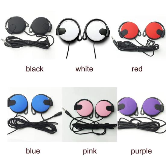 Universal 3.5mm Wired Ear Hook Earphone Smartphone Computer Sports Headphone