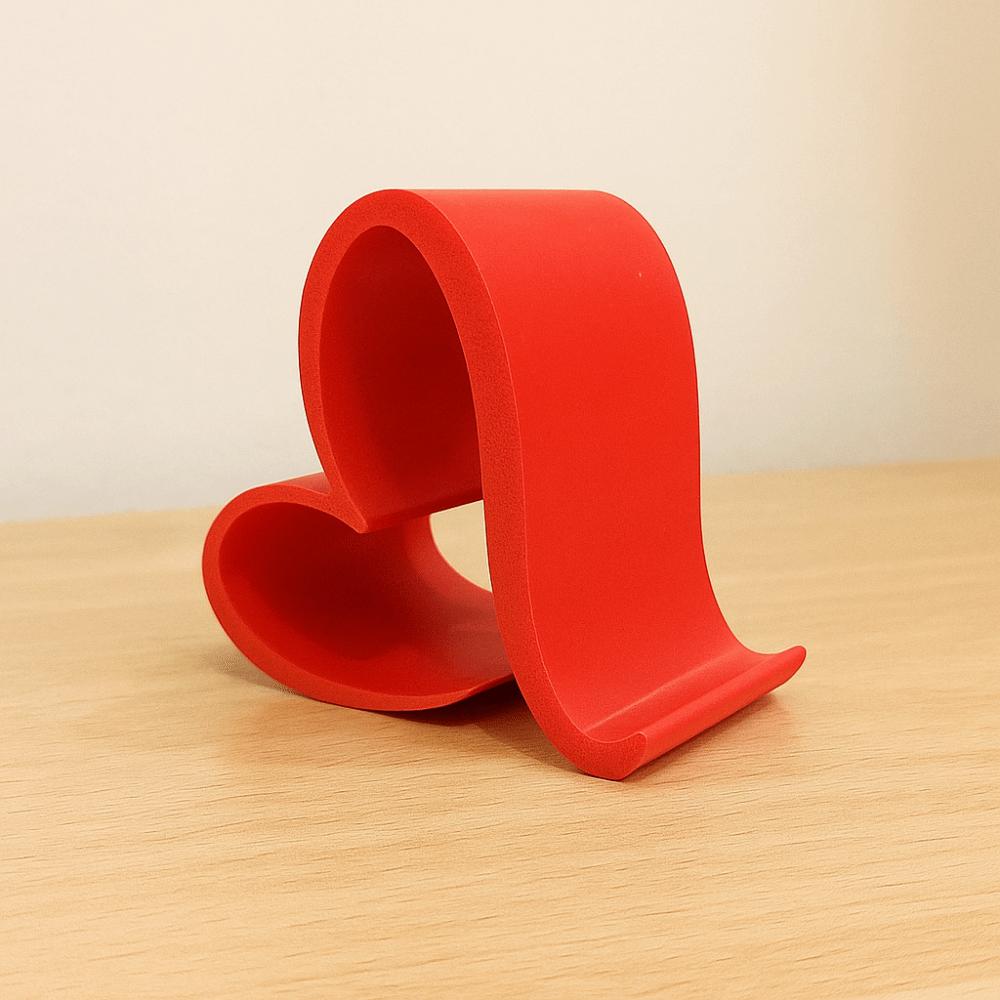PLA Подставка для телефона в форме сердца Эстетичная Многофункциональная Любовь Держатель для мобильного телефона Статуэтка Девушка Инс Настольный Ленивый Кронштейн Подарок для влюбленных