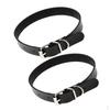 2Pcs Punk Gothic PU Leather Choker Necklace