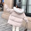Женское короткое зимнее пальто с воротником из искусственного меха для женщин