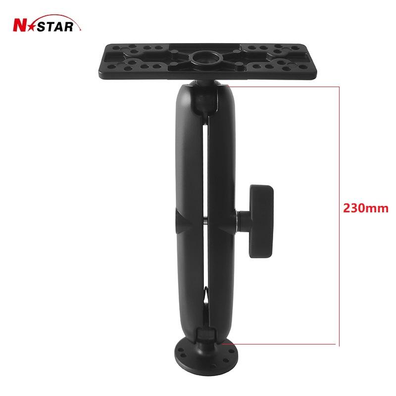 Marine Fish Finder Mount 1.5'' Ball Head Drill Down Mounting Base GPS Mount Ram Mount Electronic Fish Finder Holder for Boat