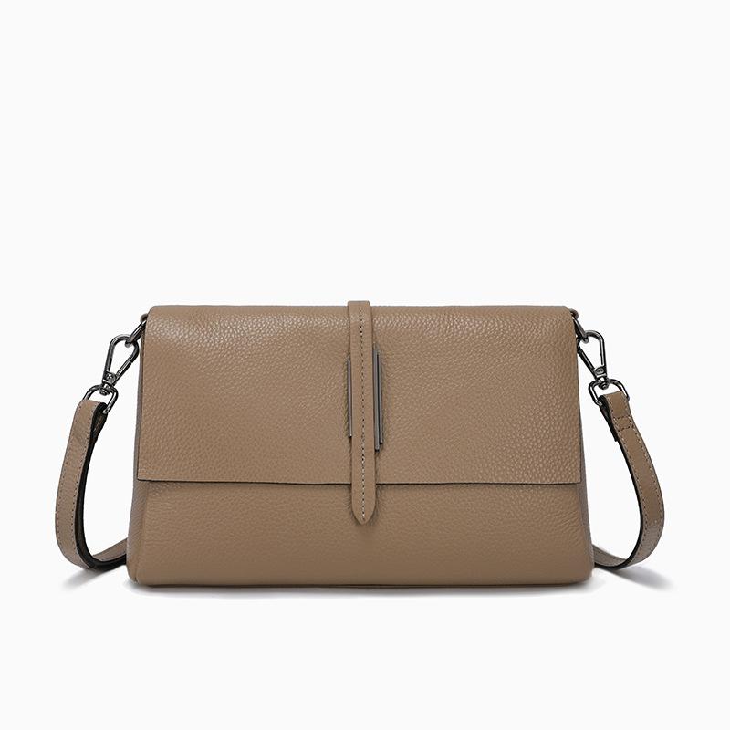 3 Layers Genuine Leather Square Shoulder Crossbody Bags For Women Trend Designer Large Capacity Ladies Handbags