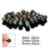 50pcs Carp Fishing Beads Round/Soft Rubber/Floating Shock Impact Rig Bead 6/8mm