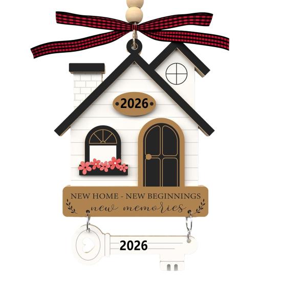 Housewarming Gifts for New House Wooden First Home Owners Gift New Home Ornament for Women