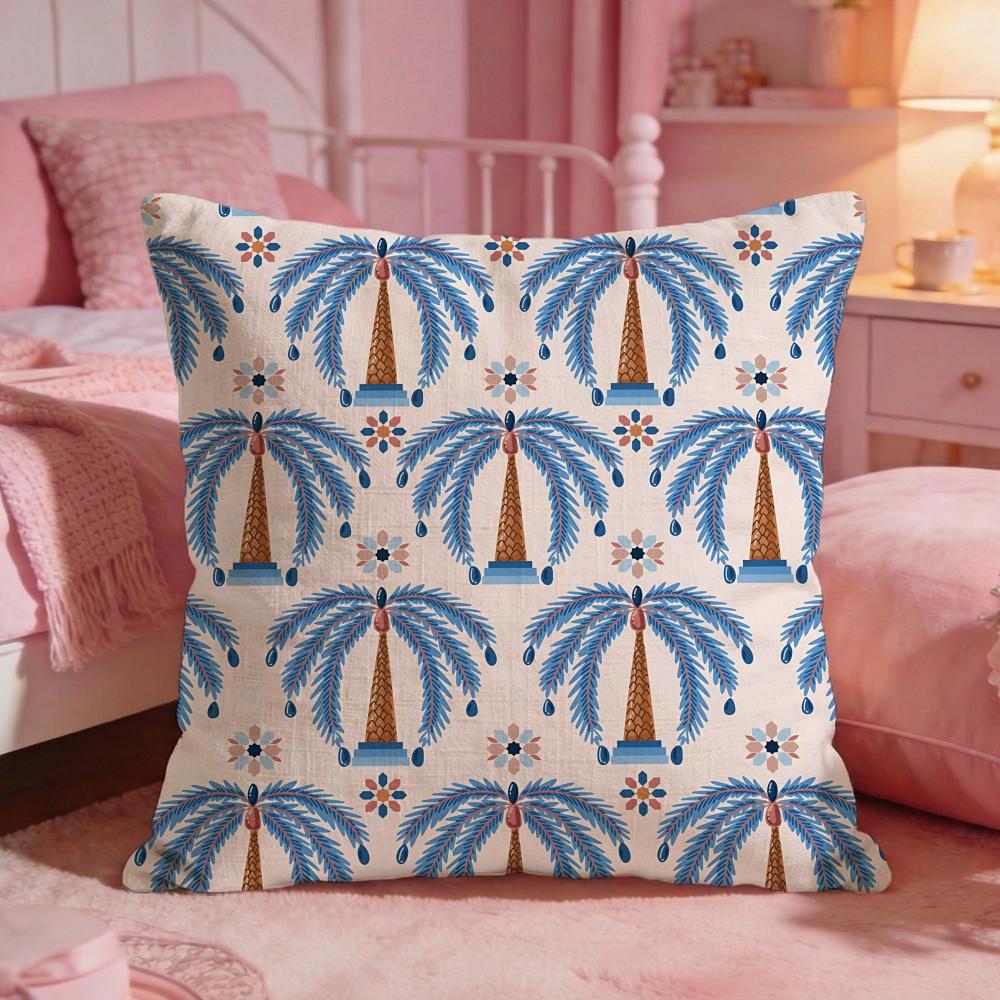 PlantPalm treeS Cushion Cover Premium Comfort Reversible Pillow Cove Two in One Design for Any Room  Car Interior