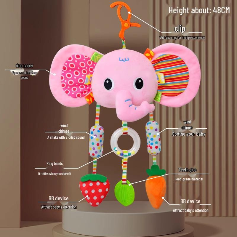 Подвесная погремушка-колокольчик для детской коляски и кроватки