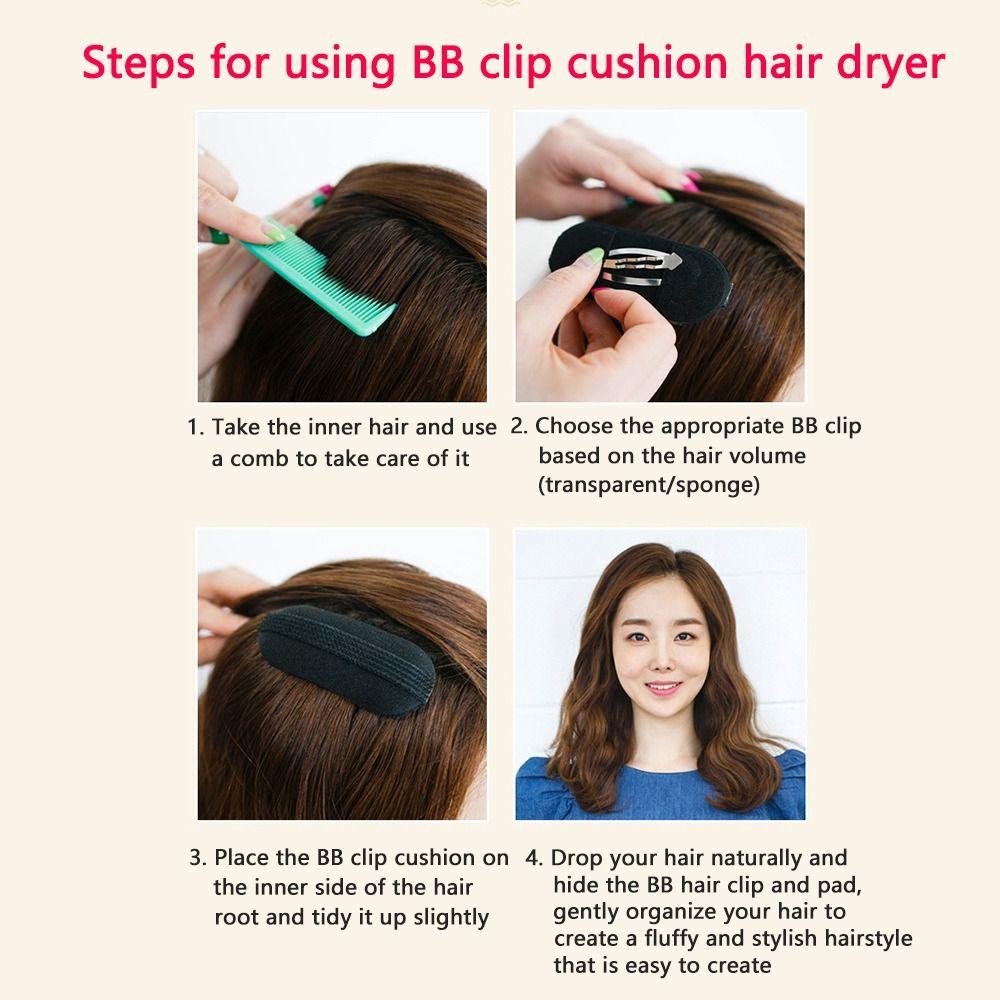 Sponge Women Puff Sponge Clips Hair Styling Tools Invisible Hair Clip Hair Volume Increase Pad