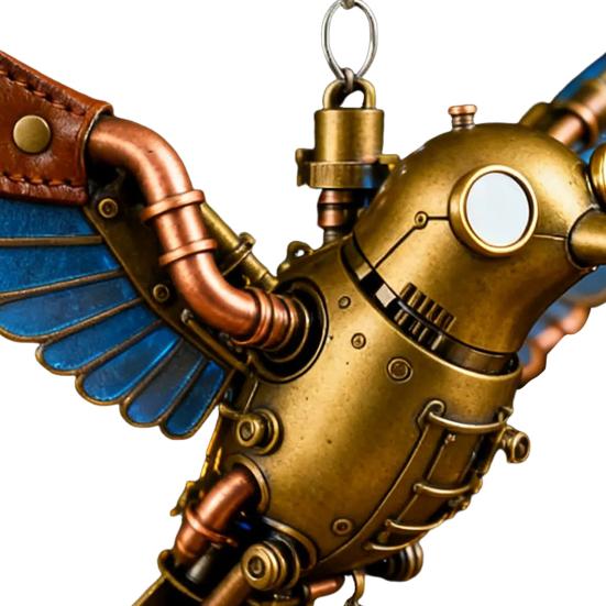 Colorful Hummingbird Christmas Ornament Xmas Tree Car Rearview Mirror Acrylic Hanging Bird Shape Decoration Holiday Party Pendant