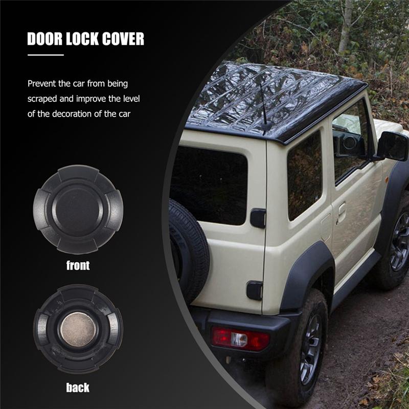 3Set For Suzuki Jimny 2019 2020 2021 Car Door Key Hole Decoration Cover Trim Door Lock Cover