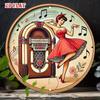 Vintage Jukebox Metal Wall Art Medieval Modern Home Decor