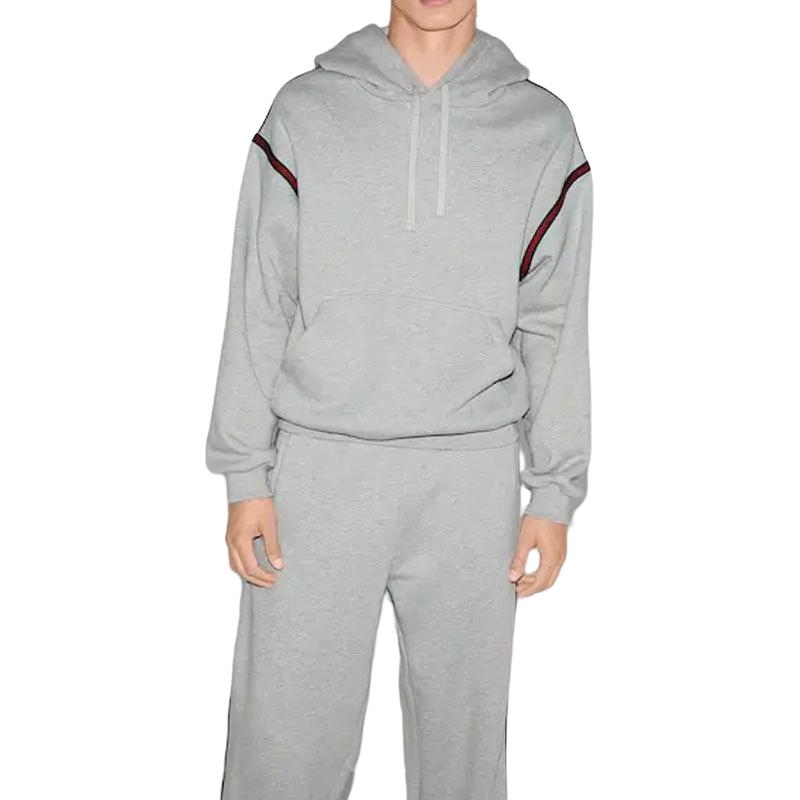 GUCCI Stripe Detailed Drawstring Hoodie 768444-XJG2X-1160