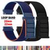 Nylon Loop Band For Samsung Galaxy Watch 6/5/pro/4/Classic/active 2 43-47-44mm 20mm/22mm Sport Bracelet Huawei Gt 4/2/e/3 Strap
