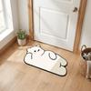 Non-Slip Bathroom Floor Mat Cartoon Decorative Door Mat Creative Diatom Mud Mat  Bathroom Area
