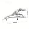 Universal Front Mudguard Decoration Metal Motorcycle Decorative Accessories Motorcycle Eagle Head