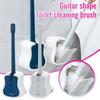 Новая настенная туалетная щетка в форме гитары с автоматическим открытием и закрытием с основанием