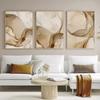 Абстрактные бежевые, коричневые, золотые мраморные постеры, современное настенное искусство, холст, живопись, печать, фотографии, интерьер гостиной, украшение для дома