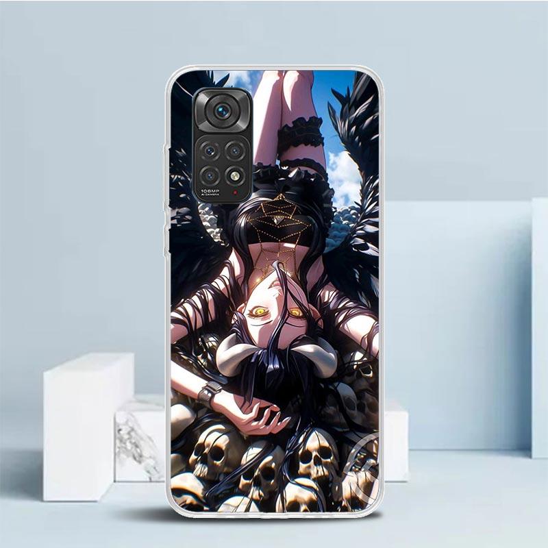 Чехол Albedo Overlord Аниме Мягкий чехол для телефона Xiaomi Redmi Note 15 14 13 12 Pro Plus 14S 11S 11T 11E 10S 10 4G Чехол с рисунком R