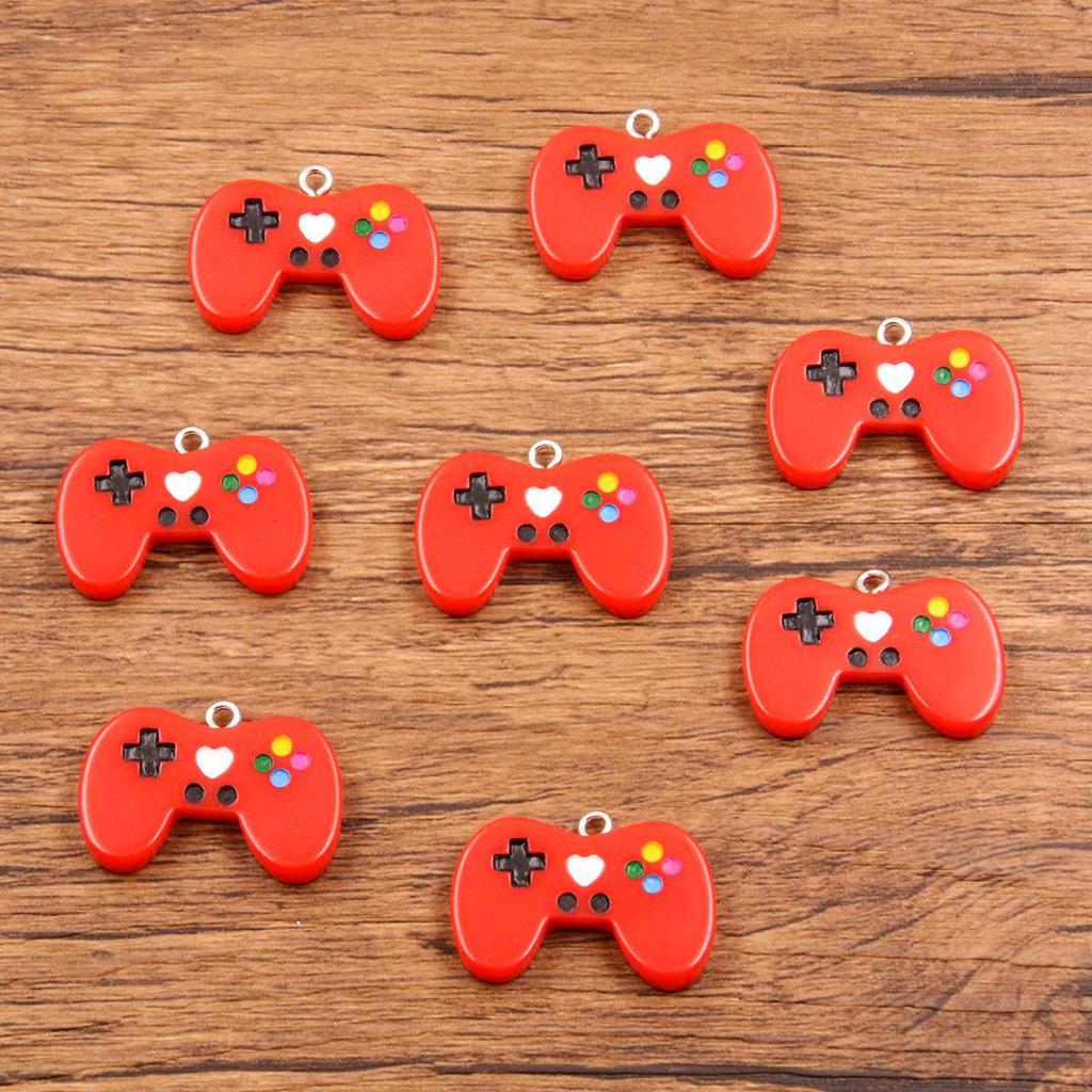 Подвеска-шарм в виде игровой консоли из 10-цветной смолы для ожерелий и браслетов своими руками (19x27мм)