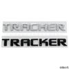 1Pc use on Tracker vehicles customizable English label for the rear cargo compartment door ABS 3D lettering sticker