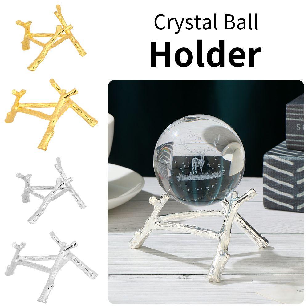 Props Support Metal Branch Stand Sphere Holder Home Decoration Crystal Ball Display Base