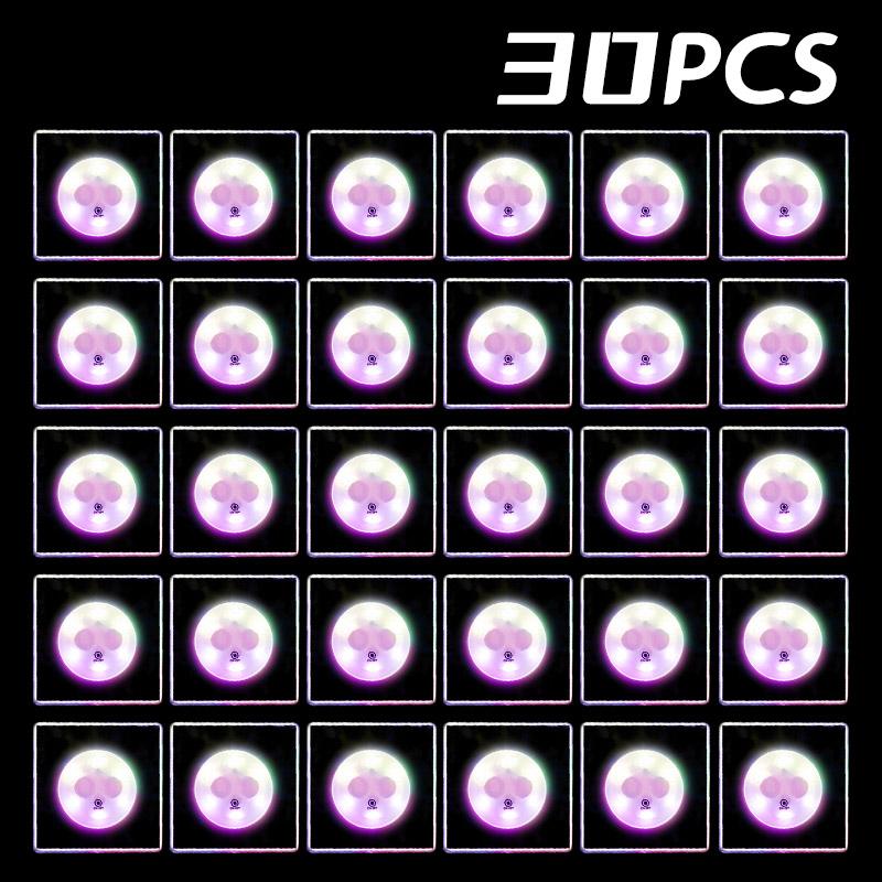 1/10/20/30 шт. светодиодные подставки под стаканы с подсветкой наклейки для бутылок ликера светящиеся чашки коврики для клубов, баров, вечеринок, автомобилей, свадебных ваз декор