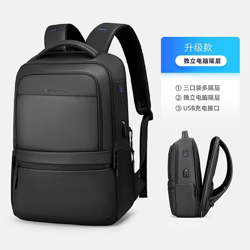 Mens 15.6 Inch Laptop Backpack Business Travel Bag Oxford Fabric Large Capacity Commuter Office School