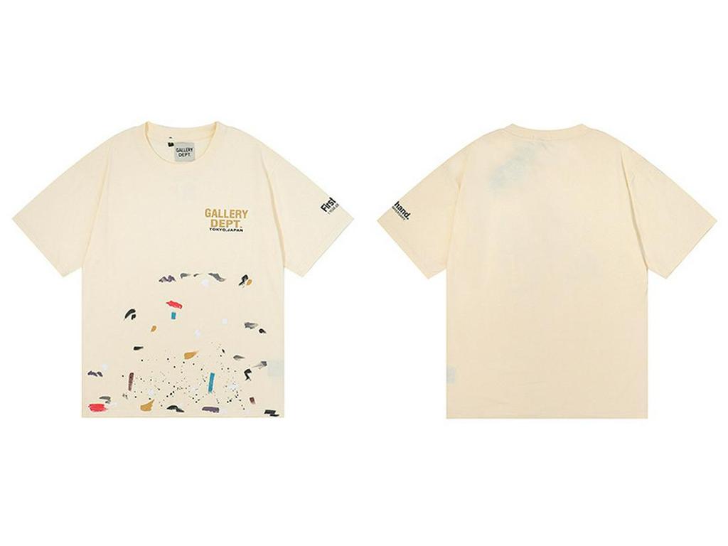 GALLERY DEPT American Tide Tie-Dye Graffiti Short-Sleeve T-Shirt