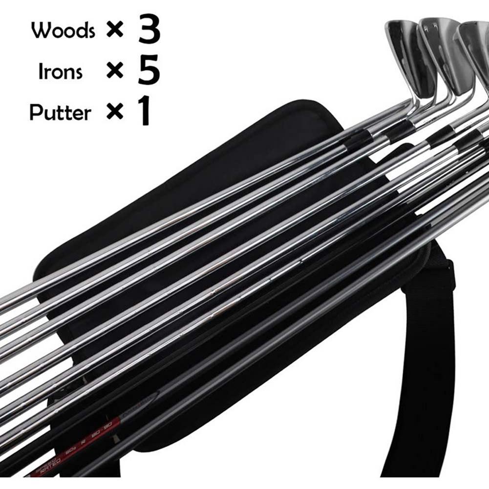 Portable Golf Club Bag Mini Carry Bag Cross Body Club Bag Grip Piece Practice Bag