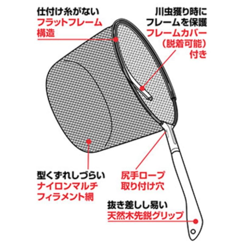 Daiwa (DAIWA) Mountain Stream Damo V Landing Net 30cm Black