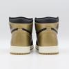 DZ5485-071 Nike Air Jordan 1 Retro High OG Черно-золотые (Мужской)
