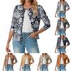 Women's Fashionable, Casual, Comfortable Halloween Print Cardigan Jacket