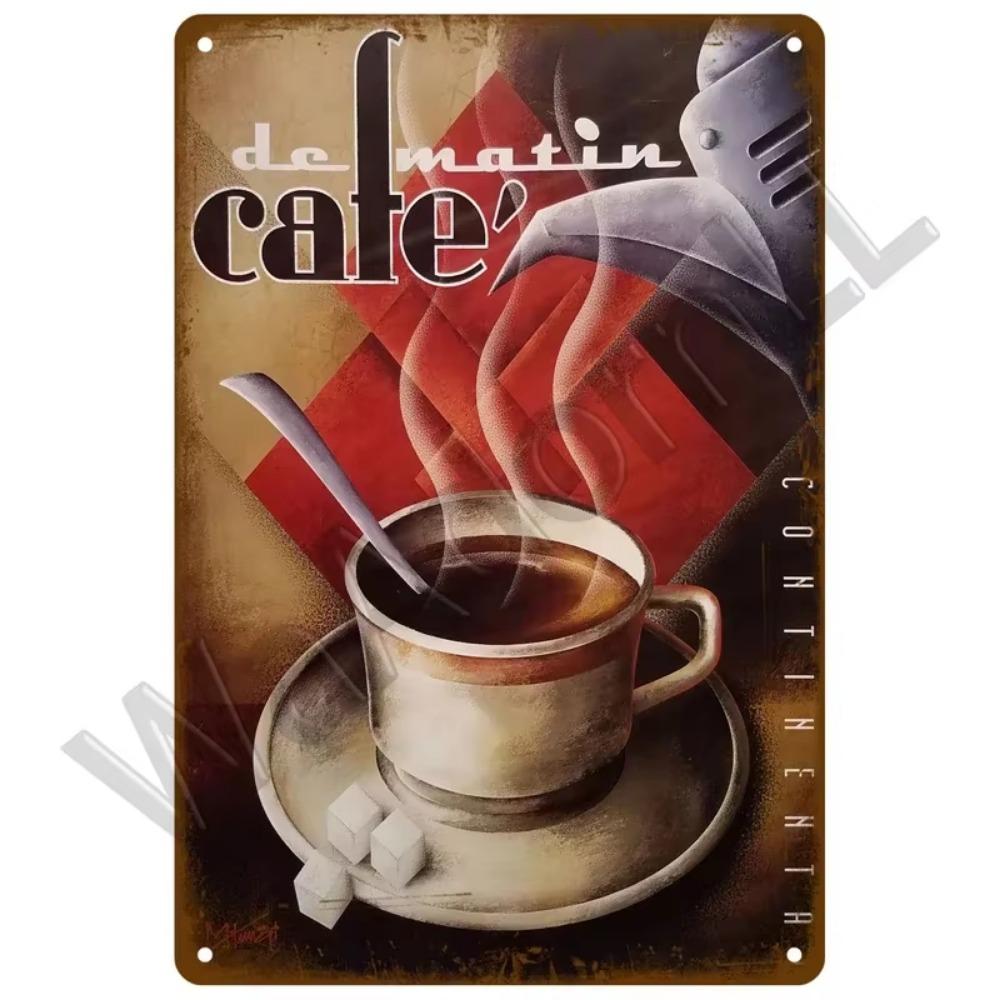 DORA Tin Sign Coffee Tin Sign Posters Wall Decorations Vintage Cafe Retro Club Pub Bar Painting Home Decor Friends Wall Art