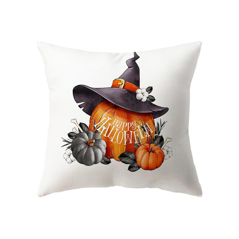 Подушка с принтом тыквы на тему Хэллоуина, чехол для дивана, праздничный подарок, украшение для вечеринки, домашний декор