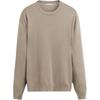 Solid Color Simple Round Neck Long Sleeve Knit Sweater Men Sweater Dark-Gray-Brown 6216300-832