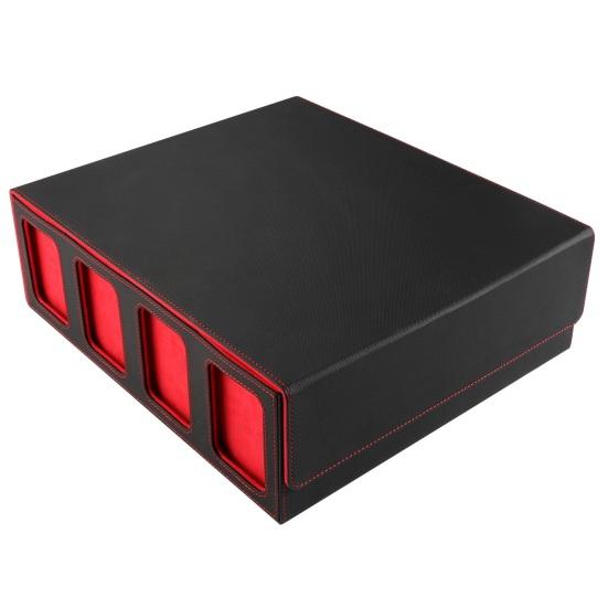 Yousheng Trading Card Storage Box Magnetic Closure 4-Row Deck Case Large Capacity Card Deck Box for PTCG TCG Sports Cards
