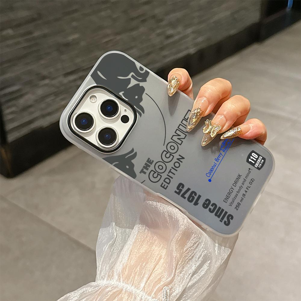 Модный узор корова Чехол для телефона Для iPhone 17 AIR 16 15 14 13 12 11 Pro Max Plus Матовый чехол с ощущением кожи