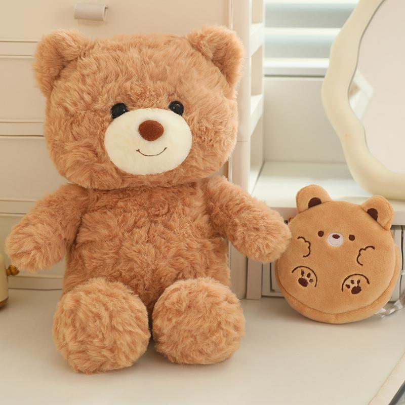 30/45 см милый лисий медведь слон с рюкзаком плюшевая игрушка-сопровождающая мягкие животные мягкая кукла детские игрушки подарок на день рождения