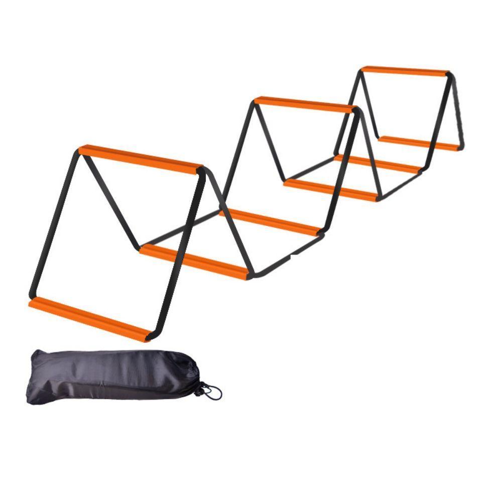 Orange Agile Ladder Carbon Steel Footwork Training Jump Ladder Football Equipment