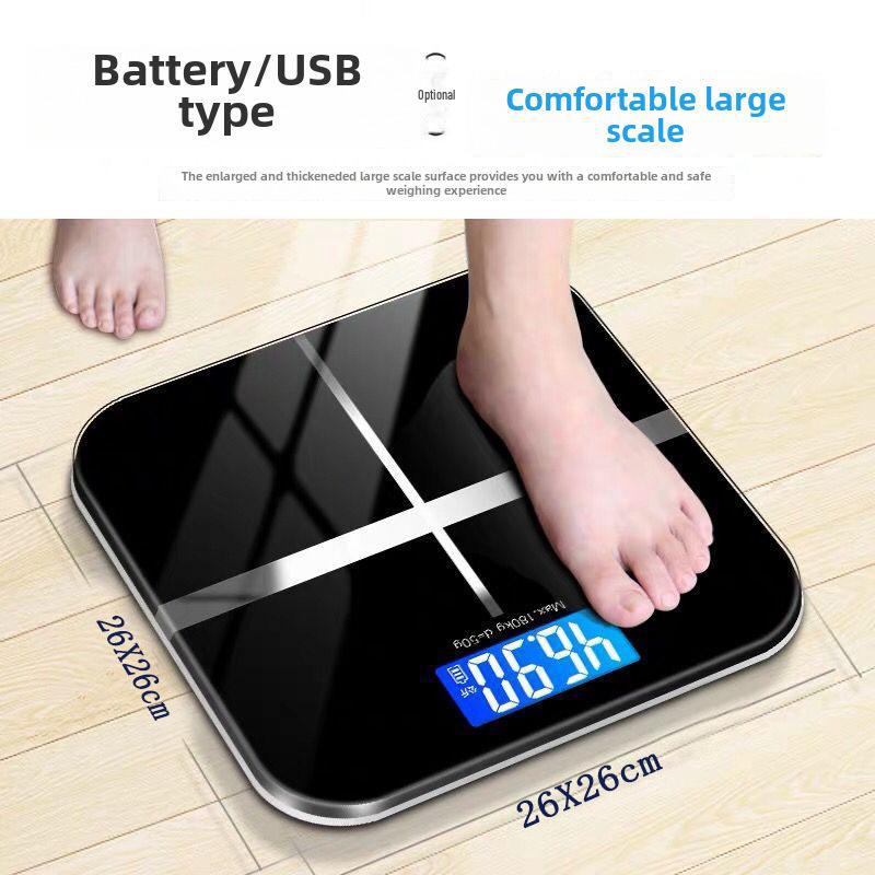 Перезаряжаемые Bluetooth-весы для измерения жира в организме: Точное электронное взвешивание для взрослых в домашних условиях