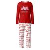 Family Matching Print Sets Pajamas Loungewear Outfits Family Matching Long Sleeve Tops+Pants Set