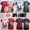 SPY X FAMILY ANYA FORGER Men T-shirt Clothing Tshirt Fashion Graphic T-Shirt Short Sleeve T-shirt Anime | Size XXS-6XL