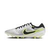 Nike Tiempo Legend 10 Pro AG Mad Voltage Pack Unisex Sneakers Silver Metallic-Silver Black DV4334-001